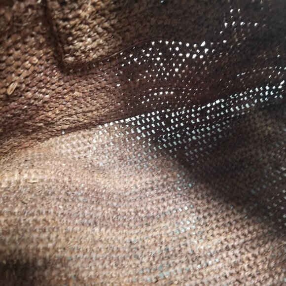 Helen Kaminski Australia 100% Raffia Handcrafted Brown Woven Shoulder Bag - Picture 8 of 8